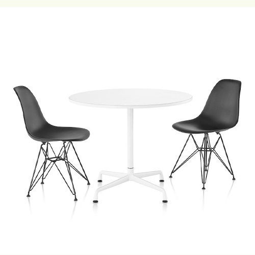 Herman Miller（ハーマンミラー）サイドチェア Eames Shell Chair / Side Chair（DSR）トリバレントクローム / ホワイト商品画像
