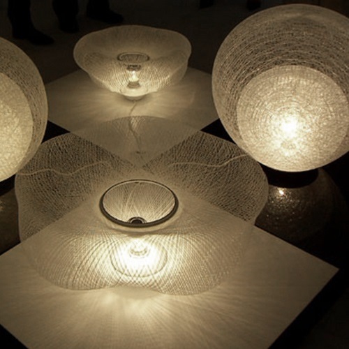 YAMAGIWA（ヤマギワ）テーブル照明 MAYUHANA（マユハナ）三重Φ500mm ホワイト商品画像