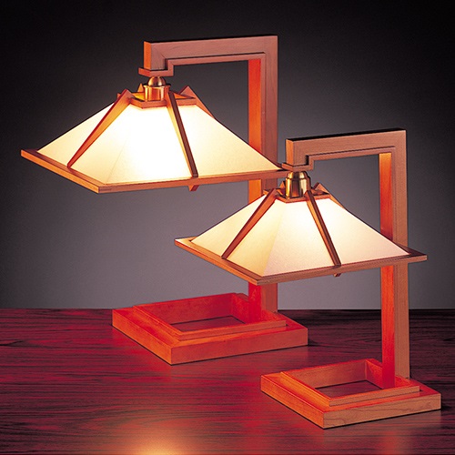 Frank Lloyd Wright（フランクロイドライト）テーブル照明 TALIESIN 1 MINI（タリアセン） ウォルナット商品画像