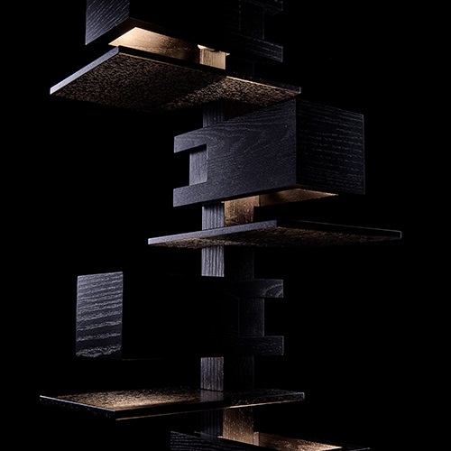 Frank Lloyd Wright（フランクロイドライト）テーブル照明 TALIESIN 4（タリアセン） BLACK EDITION商品画像