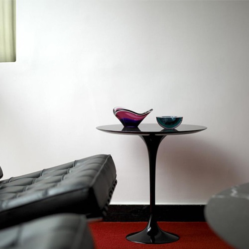 Knoll（ノル） Saarinen Collection ローテーブル Φ410mm ホワイト × アラベスカート商品画像