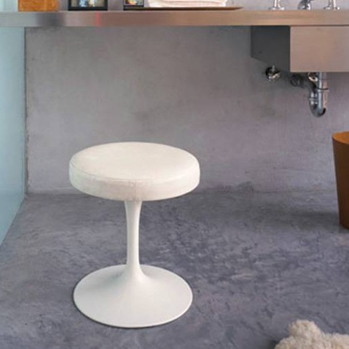 Knoll（ノル） Saarinen Collection チューリップスツール ホワイト × ミディアムイエロー（トーナス）商品画像