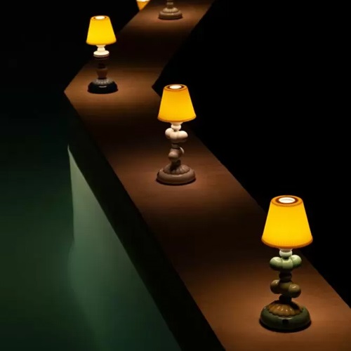 LLADRO（リヤドロ）ポータブル照明  FIREFLY LAMP ファイヤーフライ ロータス ホワイト商品画像