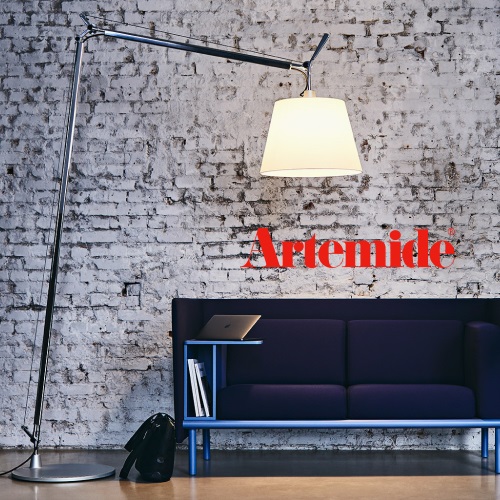 Artemide（アルテミデ）ブラケット照明 Tolomeo Wall Diffuser 18 シルクサテン（布）【要電気工事】商品画像