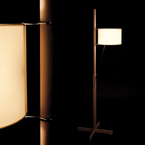 【取扱中止】SANTA＆COLE（サンタ＆コール）フロア照明 「TMM」ナチュラルオーク/ベージュ（ランプ別売・専用ランプ）商品画像