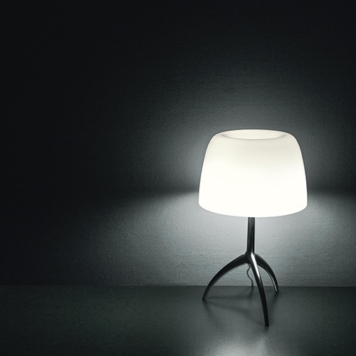 【廃番】FOSCARINI （フォスカリーニ）テーブル照明 LUMIERE S ホワイト / ブラッククローム商品画像
