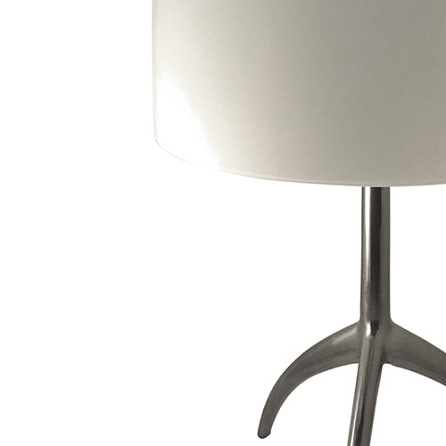 【廃番】FOSCARINI （フォスカリーニ）テーブル照明 LUMIERE L ホワイト / ブラッククローム商品画像