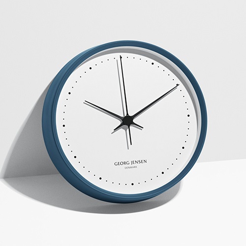 Georg Jensen（ジョージ ジェンセン） 掛時計 HK エイチケー ウォールクロック 22cm　ブルー商品画像