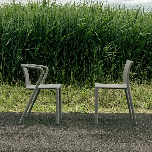 Magis（マジス）アームレスチェア RE Air-Chair（REエアチェア）グレー商品画像