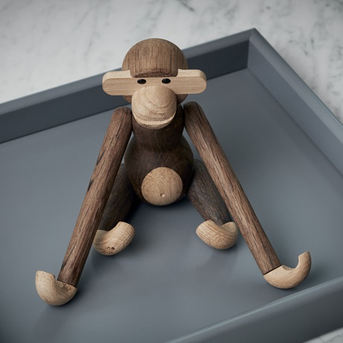 【予約注文】Kay Bojesen Denmark（カイ・ボイスン デンマーク）「Monkey（モンキー）」Sサイズ スモークドオーク/オーク商品画像