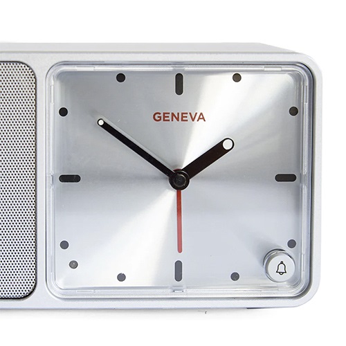 GENEVA（ジェネバ）スピーカークロック TIME タイム レッド商品画像