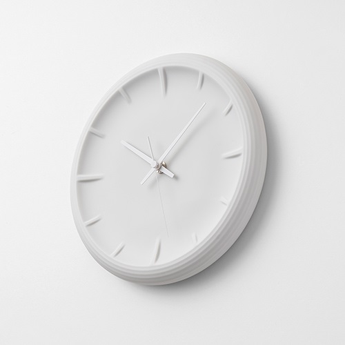 Lemnos（レムノス）掛時計  RELIEF  ホワイト商品画像