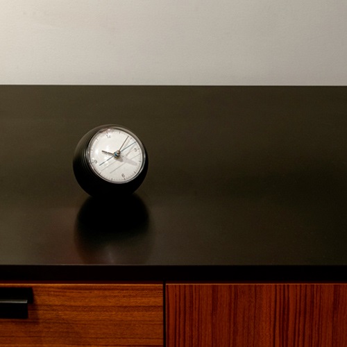 Lemnos（レムノス）置時計 earth clock（アース クロック） ブラック商品画像