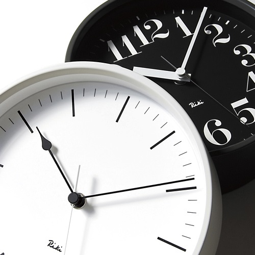 Lemnos（レムノス）「Riki Steel Clock」電波時計/ホワイト[996WR0825WH]商品画像