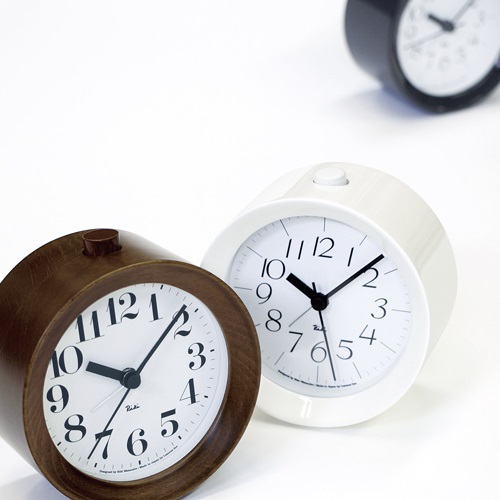 Lemnos（レムノス）置時計 RIKI ALARM CLOCK（リキ アラームクロック） グレー商品画像