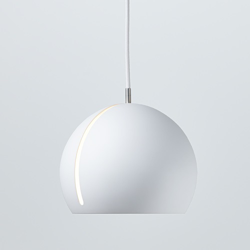 NYTA（ニュイタ）ペンダント照明 Tilt Globe（ティルトグローブ）白シェード+白コード（ランプ別売）【受注品】商品画像