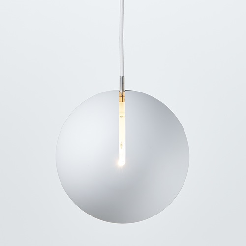 NYTA（ニュイタ）ペンダント照明 Tilt Globe（ティルトグローブ）白シェード+白コード（ランプ別売）【受注品】商品画像