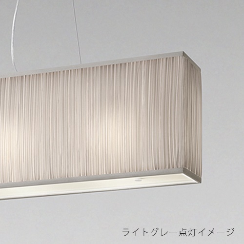 【即納】YAMAGIWA（ヤマギワ）ペンダント照明 BAUMN（バウム）スクエア w900mm グレー商品画像