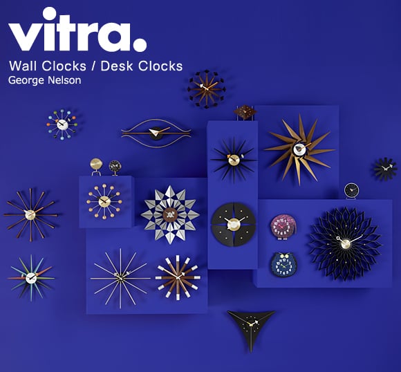 Vitra（ヴィトラ）_Sunburst Clock（サンバースト クロック）