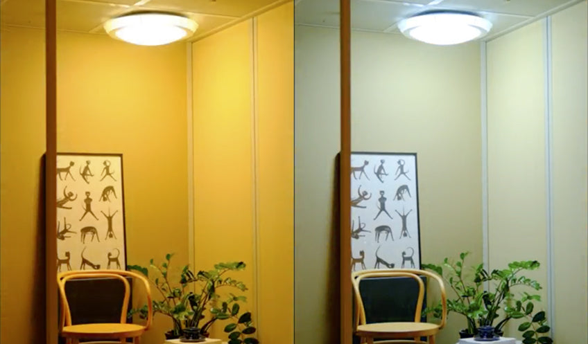 YAMAGIWAのシーリングライトの調光・調色機能を 動画でご紹介