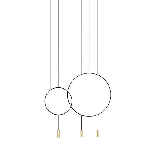 【廃番】Estiluz(エスティルース)ペンダント照明 REVOLTA L73.1S1D ゴールド【要電気工事・受注品】