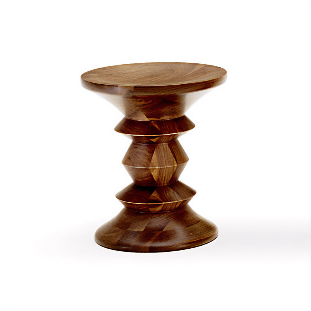 Eames Turned Stool シェイプC ウォールナット H380mm - YAMAGIWA