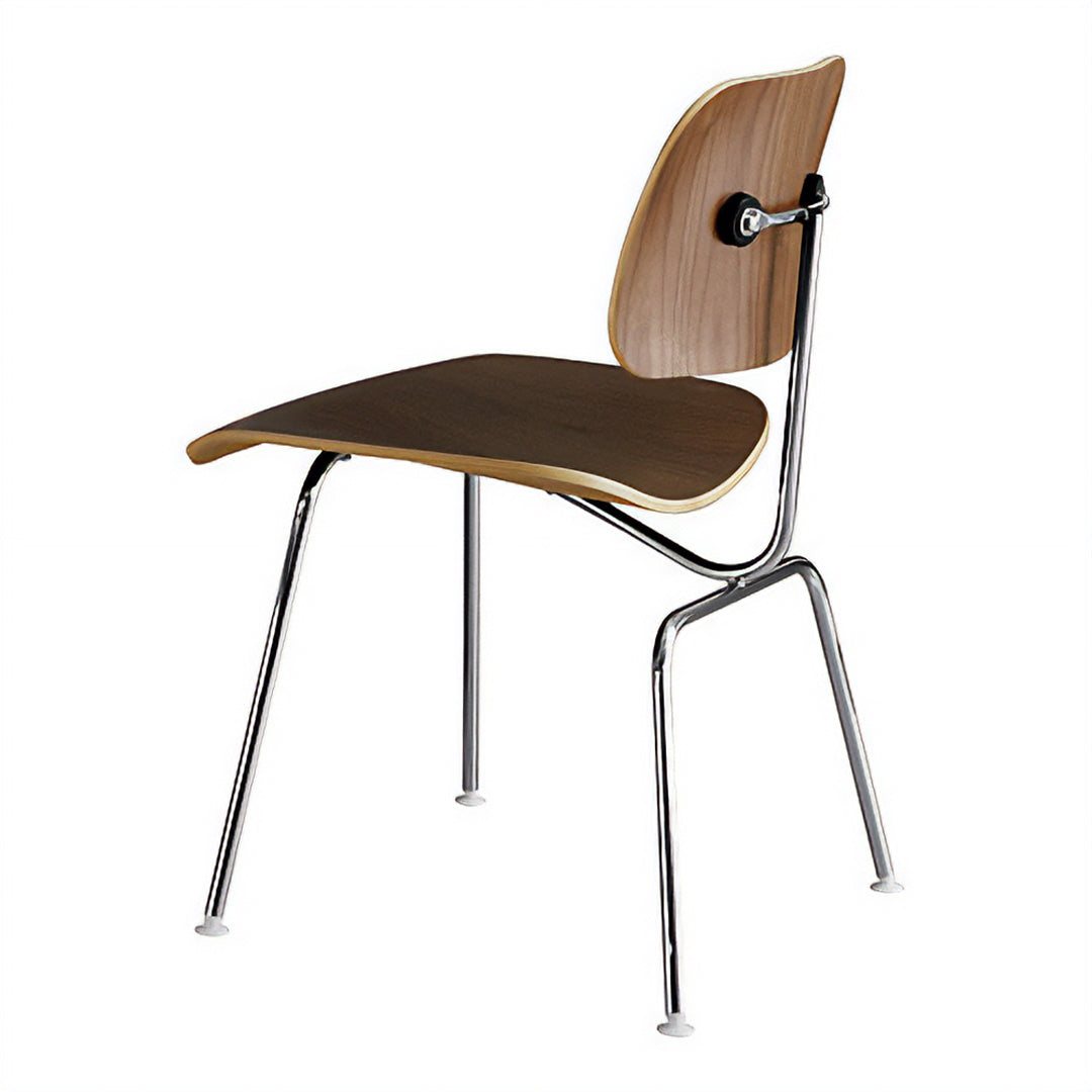 Eames Plywood Dining Chair(DCM) トリバレントクローム / ウォールナット SH445mm