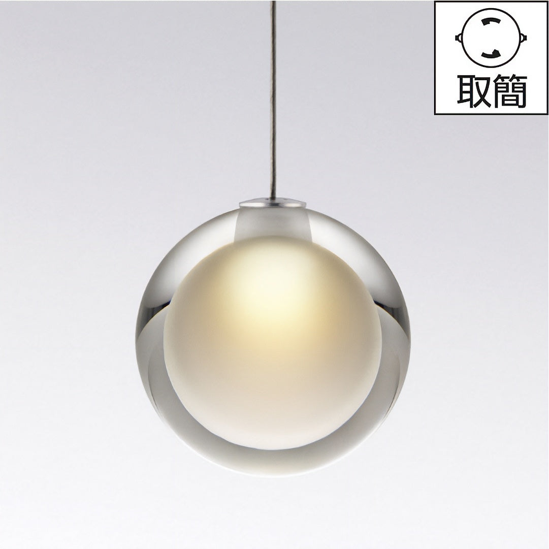 取簡|Tear Drop Mini LED ペンダントライト クリア Φ108mm