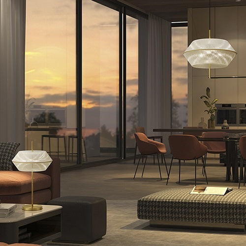 TWILIGHT フロアライト ベージュ H1600mm