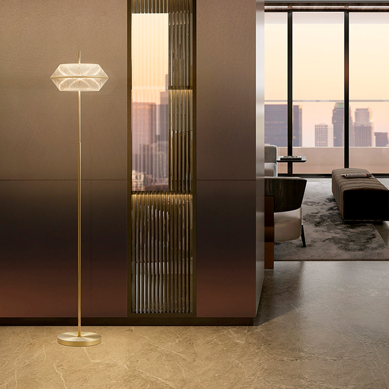 TWILIGHT フロアライト ベージュ Φ300mm