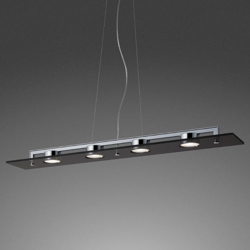 P-FLAT ペンダントライト 4灯 スモーク W1040mm