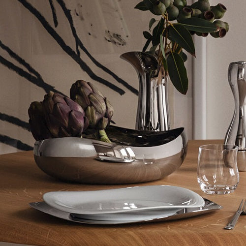 【廃番】COBRA Serving Platter シルバー H21×Φ320mm