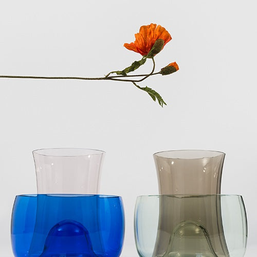 Vetro Murano Eタイプ ヒューム/ライトイエロー H240mm