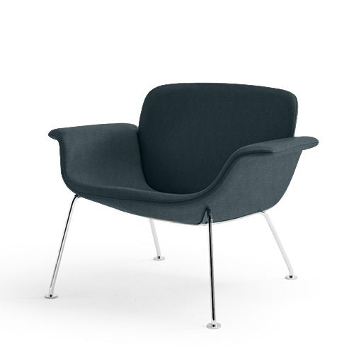 【廃番】Knoll(ノル) KN Collection KN04 アームチェア クローム × ティール(カプライア)