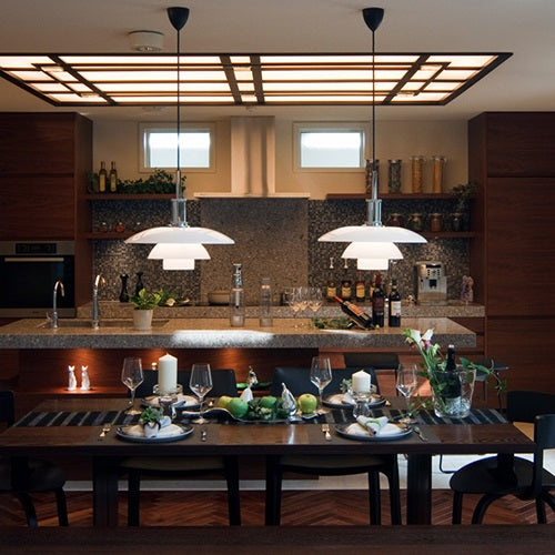 Louis Poulsen(ルイスポールセン)PH4 1/2-4 Glass Pendant シルヴァークローム Φ450mm