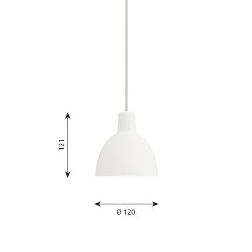 Louis Poulsen(ルイスポールセン)Toldbod 120 ホワイト Φ120mm