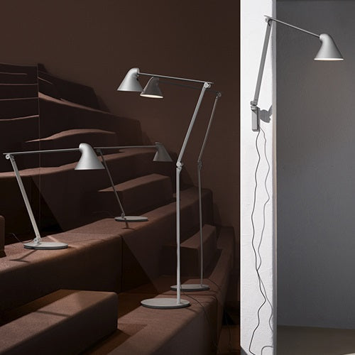 【廃番】Louis Poulsen(ルイスポールセン)NJP Wall ロングアーム ライト・アルミグレー W150mm