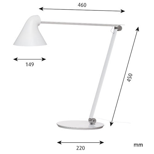 Louis Poulsen(ルイスポールセン)NJP Table ベースタイプ ブラック Φ149mm