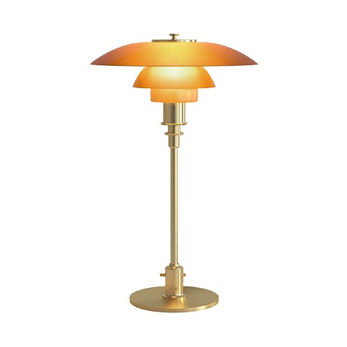 【廃番】Louis Poulsen(ルイスポールセン) テーブル照明 PH3/2 Amber琥珀ガラス<Limited Edition>