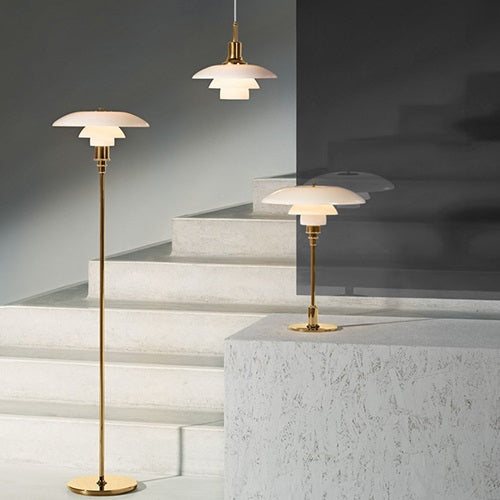 Louis Poulsen(ルイスポールセン)PH3 1/2-2 1/2 Glass Table 真鍮メタライズド H465mm