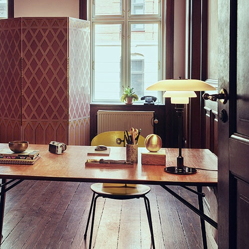 Louis Poulsen(ルイスポールセン)PH3 1/2-2 1/2 Glass Table シルヴァークローム H465mm