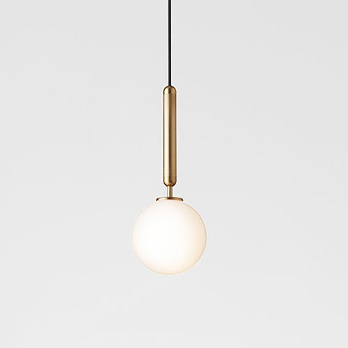 【廃番】NUURA(ヌーラ)ペンダント照明 MIIRA 1 OPAL ミーラ ブラス/オパール【要電気工事】