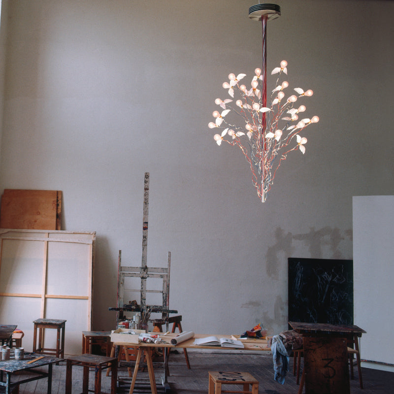 BIRDS BIRDS BIRDS LED レッド/ブルー Φ1100mm