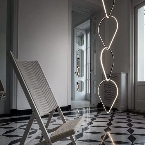 FLOS(フロス)Arrangements Drop Up ブラック W495mm