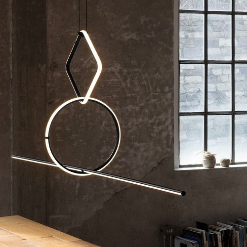 FLOS(フロス)Arrangements Drop Up ブラック W495mm