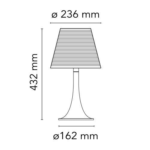 FLOS(フロス)Miss K クリア H432mm
