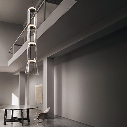 FLOS(フロス)Noctambule S1 Low Cylinder & Cone クリア Φ365mm