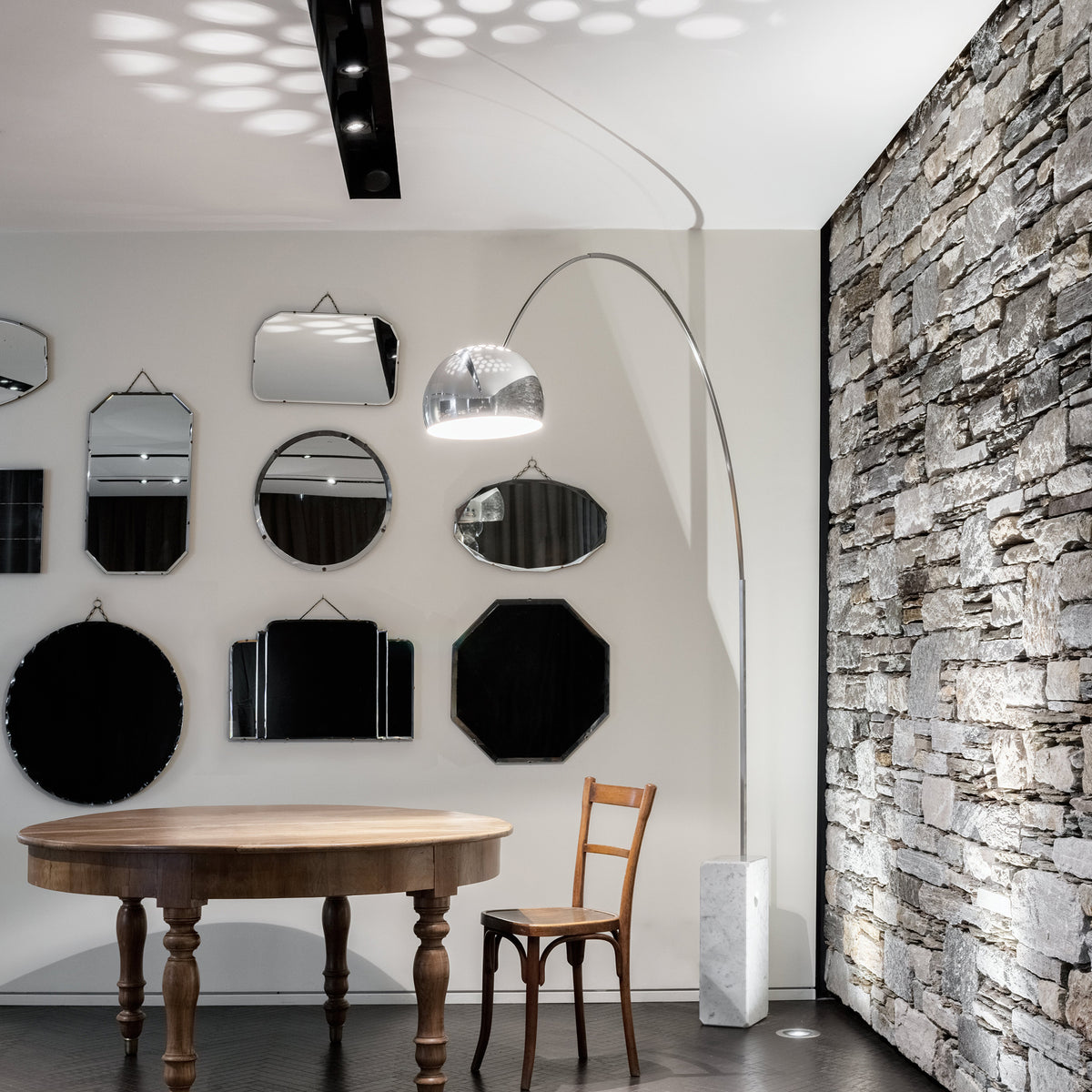 FLOS(フロス)Arco シルバー H2300mm