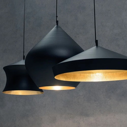 電工|BEAT WAIST PENDANT LED ブラック Φ412mm