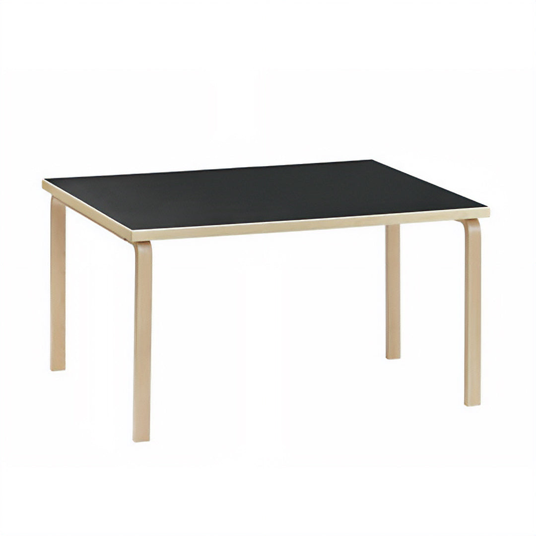 Aalto Table rectangular 82B ブラックリノリウム W1350mm